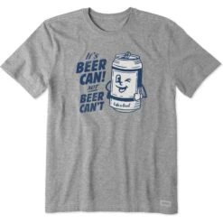 Men's Beer Can Short Sleeve Tee 34 Men's Beer Can Short Sleeve Tee -LIFE IS GOOD SHOP 142998 1
