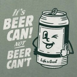 Men's Beer Can Short Sleeve Tee 25 Men's Beer Can Short Sleeve Tee -LIFE IS GOOD SHOP 143016 2
