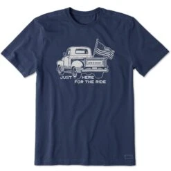 Men's Here For The Ride Short Sleeve Tee 10 Men's Here For The Ride Short Sleeve Tee -LIFE IS GOOD SHOP 143453 1