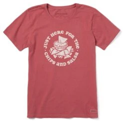 Women's Here For The Chips & Salsa Short Sleeve Crusher Tee