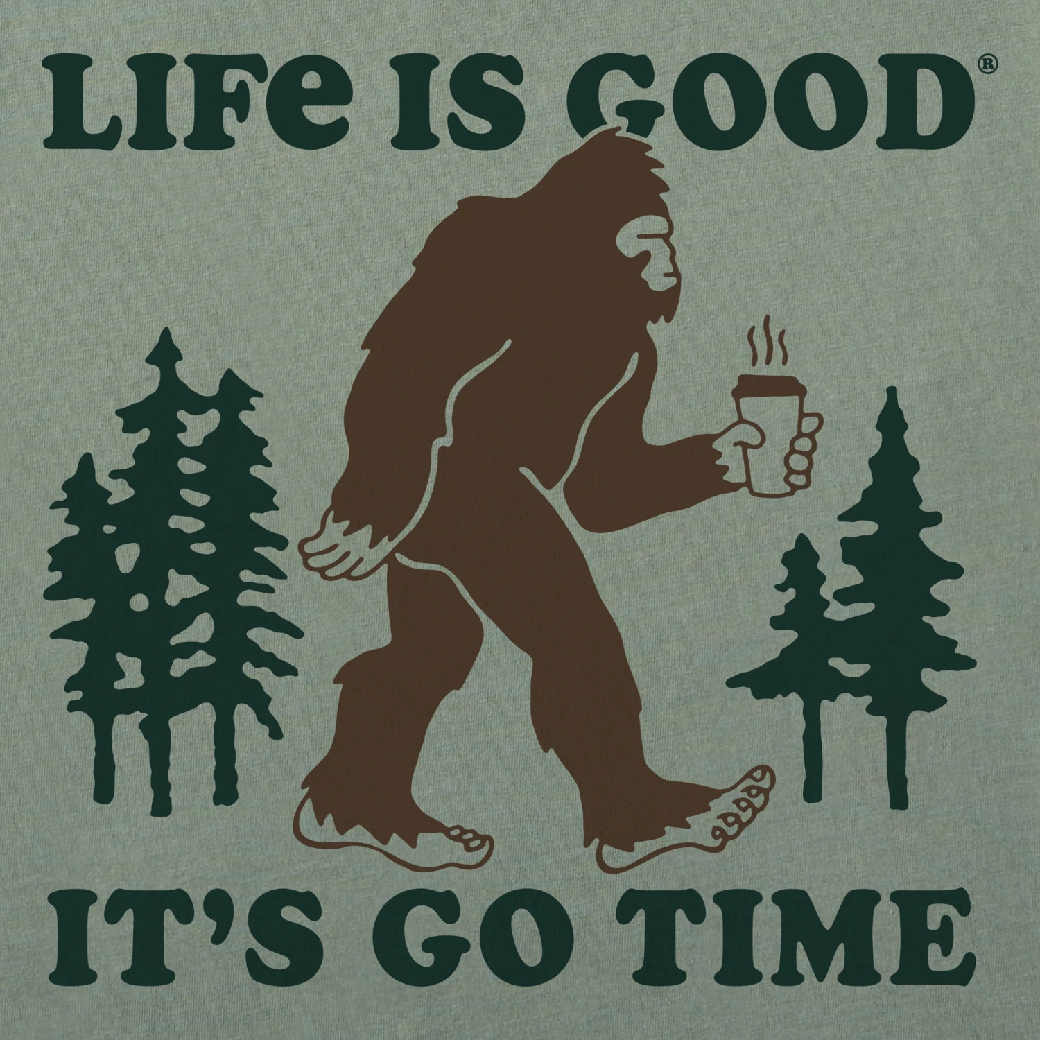 Men's It's Go Time Sasquatch Short Sleeve Tee 2 Men's It's Go Time Sasquatch Short Sleeve Tee - Image 2