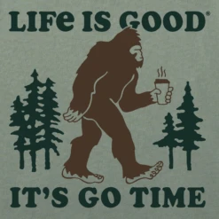 Men's It's Go Time Sasquatch Short Sleeve Tee 9 Men's It's Go Time Sasquatch Short Sleeve Tee -LIFE IS GOOD SHOP 143843 2