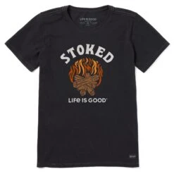 Women's Stoked Campfire Short Sleeve Crusher Tee