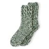 Adult Unisex Granite Green Pom Pom Sock