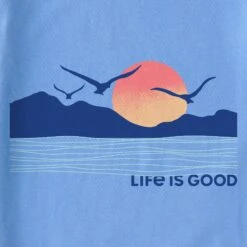 Women's Life Is Good Sunset Birds Short Sleeve Tee -LIFE IS GOOD SHOP 144761 2