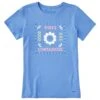 Women's Good Vibes Are Contagious Sun Short Sleeve Tee