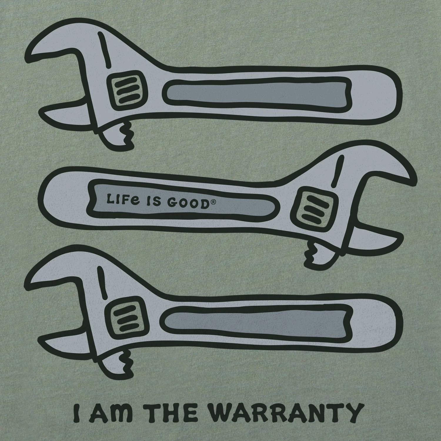 Men's I Am The Warranty Wrenches Short Sleeve Tee 6 Men's I Am The Warranty Wrenches Short Sleeve Tee - Image 6