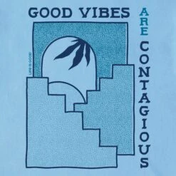 Men's Good Vibes Steps Short Sleeve Tee -LIFE IS GOOD SHOP 145432 2