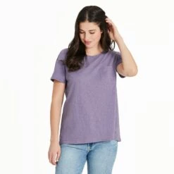 Women's Solid Slub Easy Fit Pocket Tee -LIFE IS GOOD SHOP 145515 1