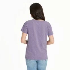 Women's Solid Slub Easy Fit Pocket Tee -LIFE IS GOOD SHOP 145515 3