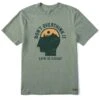 Men's Don't Overthink It Head Short Sleeve Crusher Tee