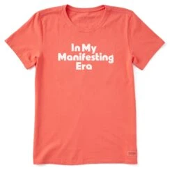 Women's In My Manifesting Era Short Sleeve Crusher Tee