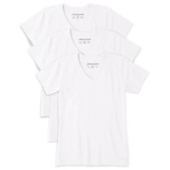Women's Solid 3-Pack Crusher Vee- White