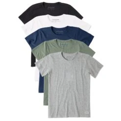 Women's Solid 5-Pack Crusher Crew- Multi