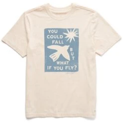 Men's But What If You Fly? Short Sleeve Crusher Tee
