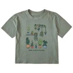 Women's More Plants Please Short Sleeve Crusher Boxy Tee -LIFE IS GOOD SHOP 146789 1 4f6d8d83 db92 4964 babf b54b8963ad6e