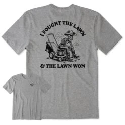 Men's I Fought The Lawn Short Sleeve Tee -LIFE IS GOOD SHOP 147613 1