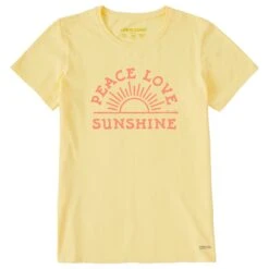 Women's Peace Love Sunshine Short Sleeve Tee -LIFE IS GOOD SHOP 147736 1 5cfb37e0 8eb0 4c31 9b02 6e3d4702ab93