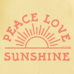 Women's Peace Love Sunshine Short Sleeve Tee -LIFE IS GOOD SHOP 147760 2