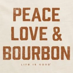 Women's Peace Love & Bourbon Short Sleeve Crusher Boxy Tee -LIFE IS GOOD SHOP 147773 2 5522b5c9 2bb6 4df5 938b a2c688f16ceb
