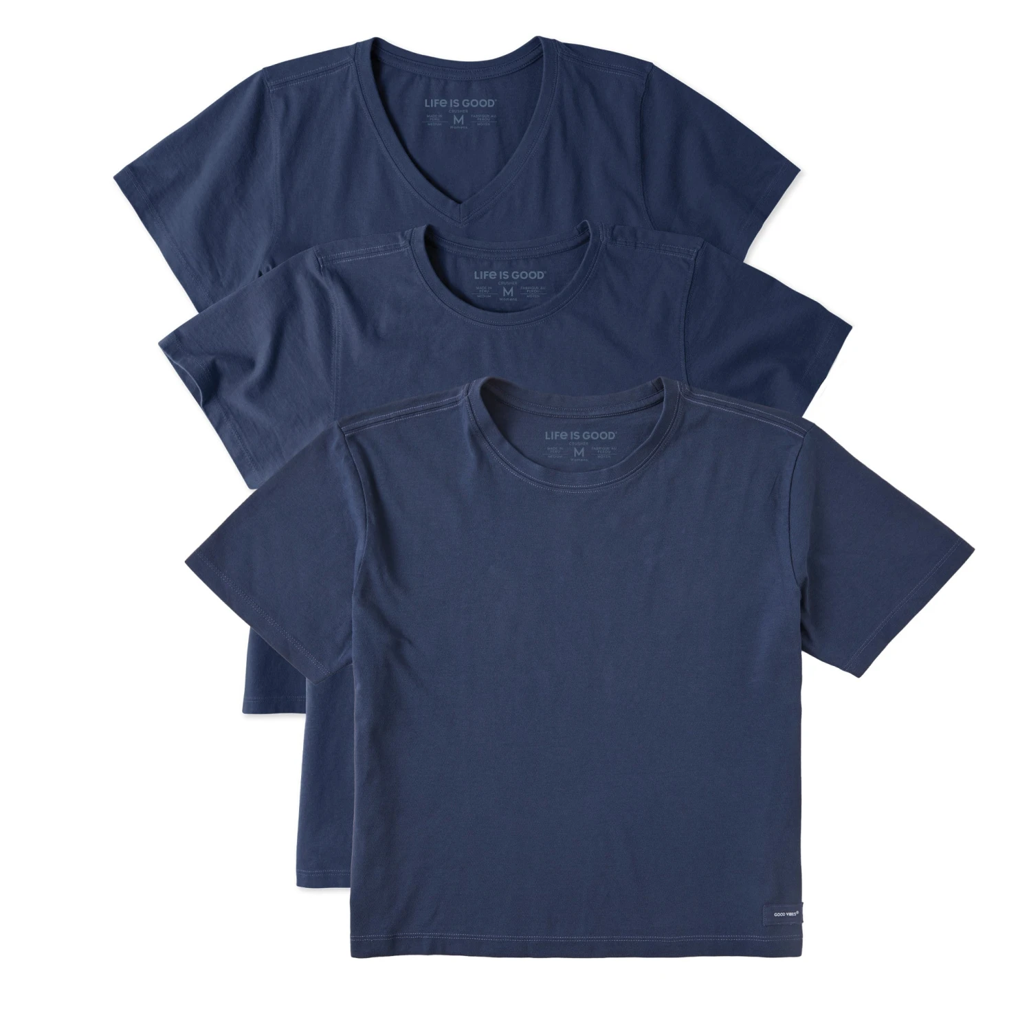 Women's Solid 3-Pack Crusher Variety 1 Women's Solid 3-Pack Crusher Variety