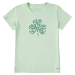 Women's Fossil Clover Short Sleeve Crusher Tee