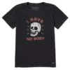 Women's I Have No Body Skull Short Sleeve Tee