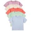 Women's Solid 5-Pack Crusher Boxy Tee - Multi 2