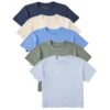 Women's Solid 5-Pack Crusher Boxy Tee - Multi