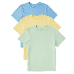 Men's Solid 3-Pack Crusher Tee - Multi 3