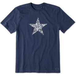 Men's Bert's Smashing Star Short Sleeve Crusher Tee -LIFE IS GOOD SHOP 149990 1