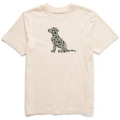 Men's Bert's Cobblestone Dog Short Sleeve Crusher Tee
