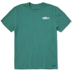 Men's Bert's Bass Short Sleeve Crusher Tee -LIFE IS GOOD SHOP 150141 1