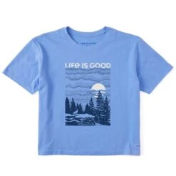 Women's Solace Of The Wolf Short Sleeve Crusher Boxy Tee -LIFE IS GOOD SHOP 151608 1 4841e55b ff95 44a2 bba3 3b002404b171