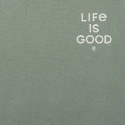 Men's Bert's Frenchie With Wine Short Sleeve Crusher Tee -LIFE IS GOOD SHOP 151902 3