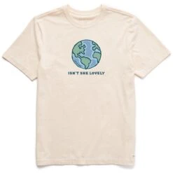 Men's Isn't She Lovely Earth Short Sleeve Crusher Tee