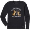 Women's Glow Through What You Go Through Rudolph Long Sleeve Crusher Tee