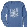 Women's Ski California Snowboard Long Sleeve Crusher Tee