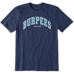 Men's Burpees Arch Short Sleeve Crusher Tee