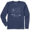 Women's Nature Is Magic In The Mountains Long Sleeve Crusher Tee