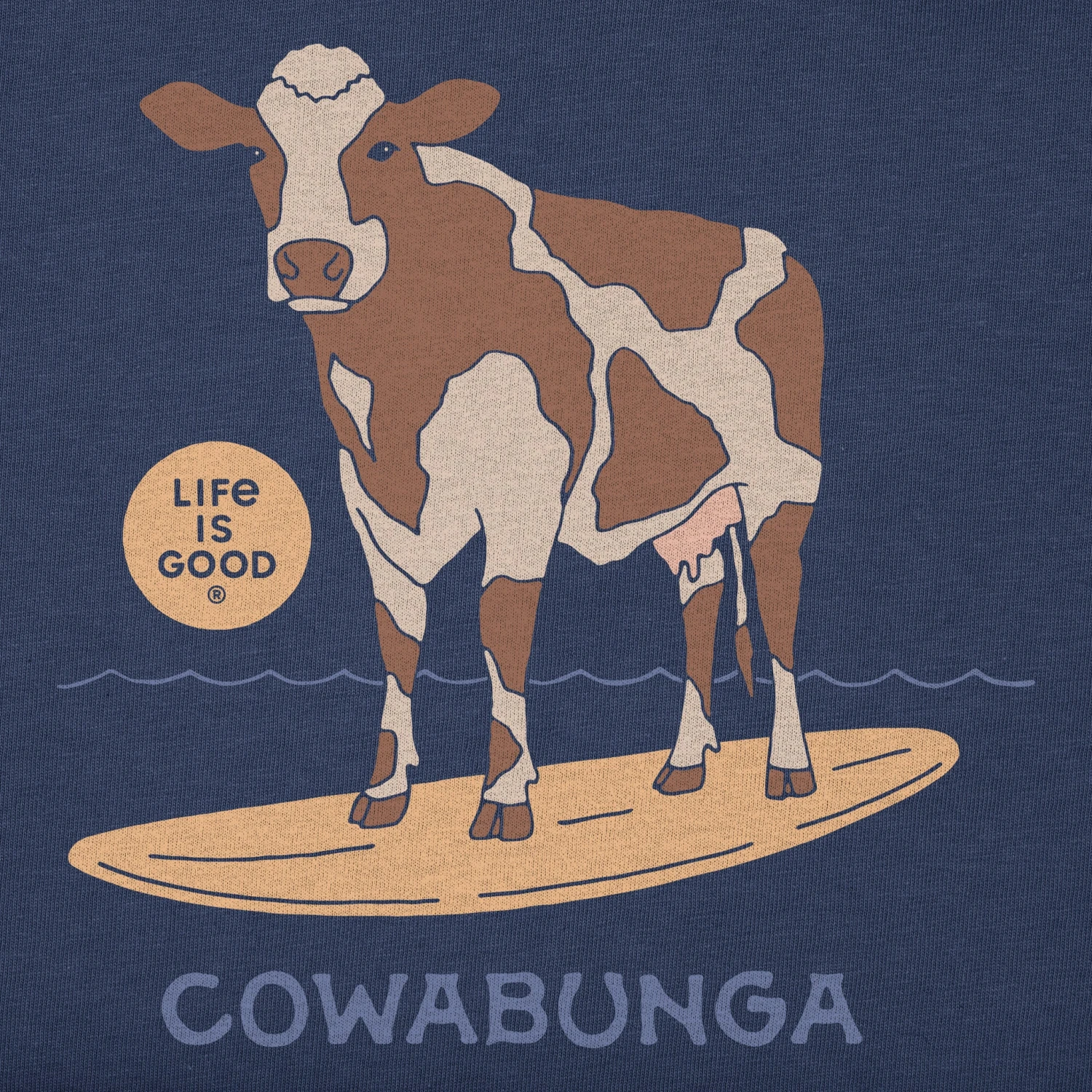 Men's Cowabunga Long Sleeve Crusher Tee 2 Men's Cowabunga Long Sleeve Crusher Tee - Image 2