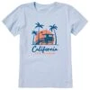 Women's California Lifeguard Station Short Sleeve Crusher Tee
