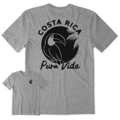 Men's Costa Rica Pura Vida Short Sleeve Crusher Tee