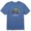 Men's Game On Christmas Tree Jake Short Sleeve Crusher Tee
