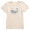 Women's Happy Whale Short Sleeve Crusher Tee