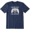 Men's I Never Quit But I Might Restart Short Sleeve Crusher Tee