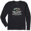 Women's World's Tallest Leprechaun Long Sleeve Crusher Tee