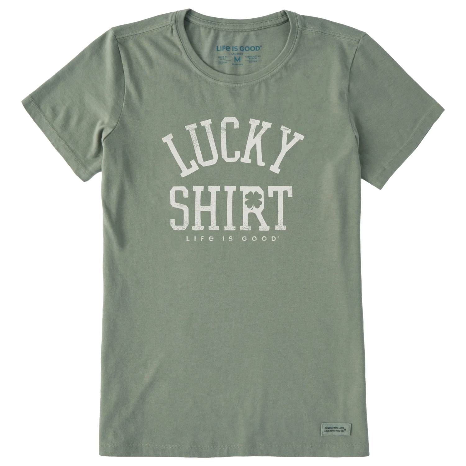 Women's Lucky Shirt Short Sleeve Crusher Tee 1 Women's Lucky Shirt Short Sleeve Crusher Tee