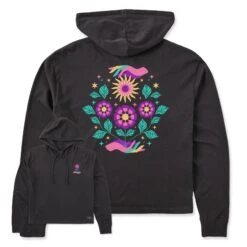 Women's Floral Sun Bloom Crusher Boxy Hoodie