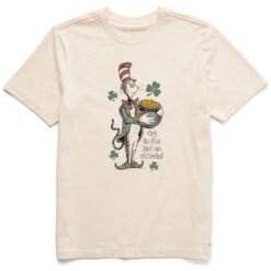 Men's Cat In The Hat On St. Pat's Short Sleeve Crusher Tee